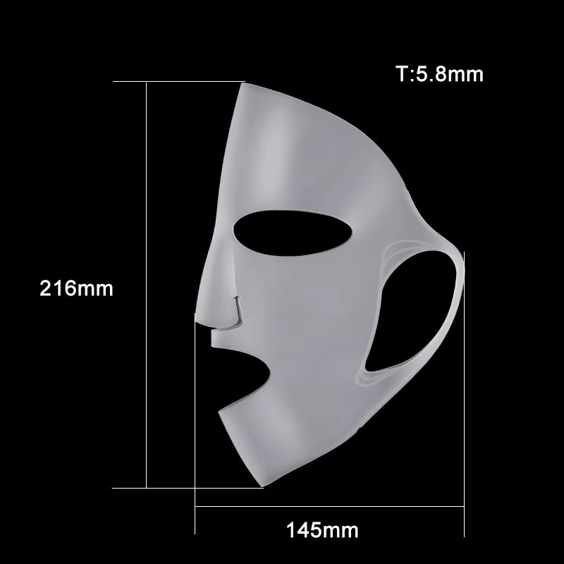 Skin Care Tool Reusable Silicone Facial Mask Cover Sheet Mask Holder Reusable Moisturizing Silicone Face Wrap for Sheet Mask