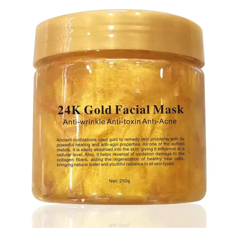 250G Golden Collagen Repair Sleep Mask Moisturizing Pore Shrinking Cream Smear Mask Skin Care Beauty Products Skin Care Products