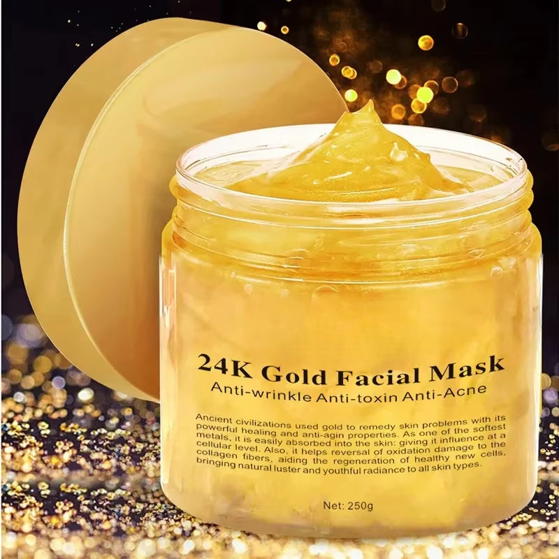 250G Golden Collagen Repair Sleep Mask Moisturizing Pore Shrinking Cream Smear Mask Skin Care Beauty Products Skin Care Products