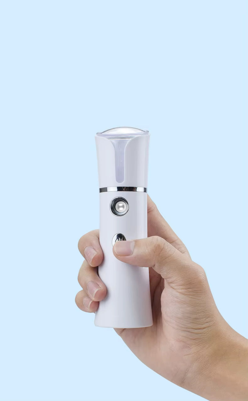 Nano Facial Mister,Cool Mist Facial Handy Mist Sprayer, Moisturizing and Hydrating for Skin Care, Makeup, Eyelash Extensions